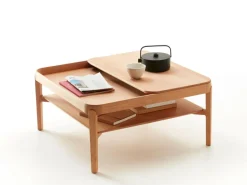 Grüne Erde Couchtische^Sofatisch Alwy, 80 x 80 cm,