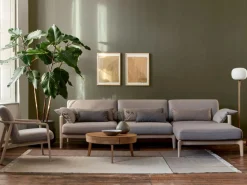 Grüne Erde Couchtische^Sofatisch Mitsu, Ø 80 cm, mit einer Schublade,