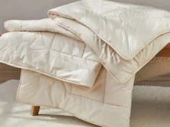 Grüne Erde Bettdecken^Sommerdecke feine Schafschurwolle, 140 x 200 cm, 150 g/m2 GOTS, NATURTEXTIL BEST