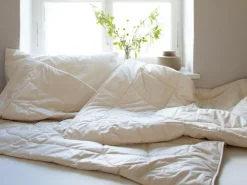 Grüne Erde Bettdecken^Sommerdecke Leinen/Baumwolle, 140 x 200 cm, 150 g/m2, GOTS, NATURTEXTIL-BEST