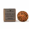 Grüne Erde Feste Kosmetik & Alles Mit Kunststofffreier Verpackung|Baden & Massage^SONNE AUF DER HAUT - Badekugel Mandarine & Basilikum 50 g