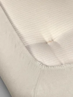 Grüne Erde Bettlaken & Leintücher|Bettlaken & Leintücher^Spannleintuch ALIZA, , 90/100 x 200/220 x 22/28 cm, 97 % Baumwolle/3 % Elasthan, Jersey, GOTS, VEGAN