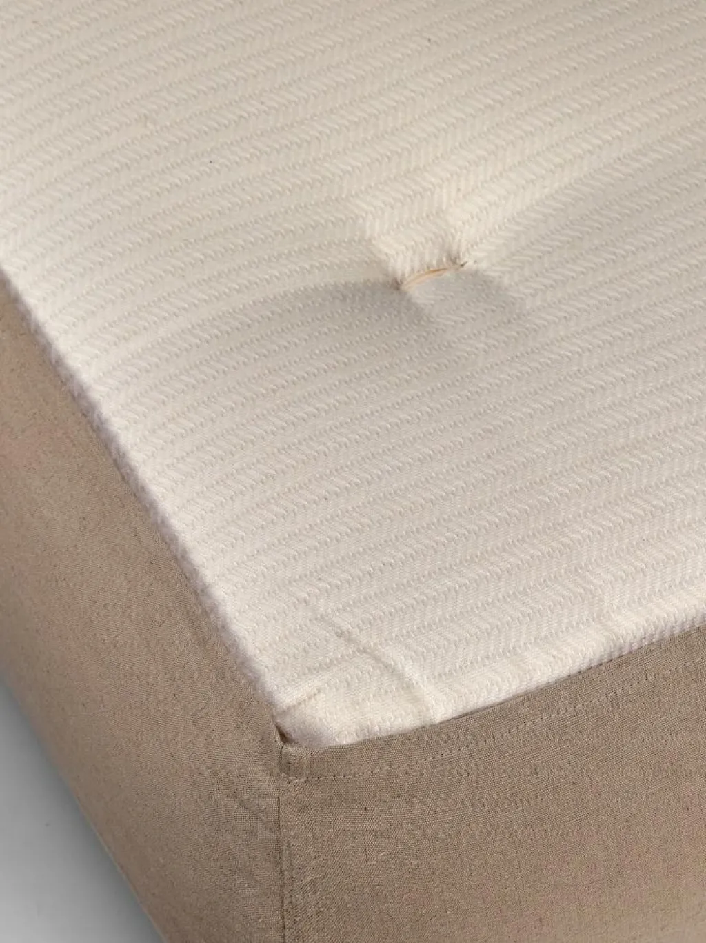 Grüne Erde Bettlaken & Leintücher|Bettlaken & Leintücher^Spannleintuch CALVIN, natur, 80 x 200 x 19/35 cm, 70 % Baumwolle/30 % Hanf, GOTS