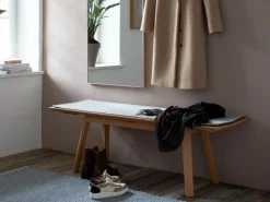 Grüne Erde Garderobe^Spiegel Giulia, B 100 x H 60 cm,