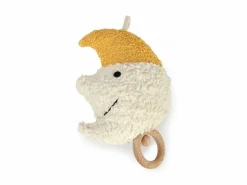 Grüne Erde Einschlafhilfen|Geschenke-Guide^Spieluhr Mond Luan mit Lied "Sandmann, lieber Sandmann", ca. 16 cm, Bezug: 100 % Baumwolle, Baumwolle kbA, Füllung: 100 % Schurwolle (Schaf), Schurwolle kbT