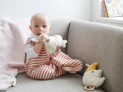 Grüne Erde Einschlafhilfen|Geschenke-Guide^Spieluhr Mond Luan mit Lied "Sandmann, lieber Sandmann", ca. 16 cm, Bezug: 100 % Baumwolle, Baumwolle kbA, Füllung: 100 % Schurwolle (Schaf), Schurwolle kbT