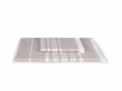 Grüne Erde Handtücher|Geschenke-Guide^Strand- und Saunatuch mit Fransen, , 90 x 200 cm, 100 % Baumwolle, GOTS