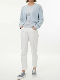 Grüne Erde Strickjacken^Strickjacke aus Bio-Baumwolle, 93 himmelblau, S, GOTS