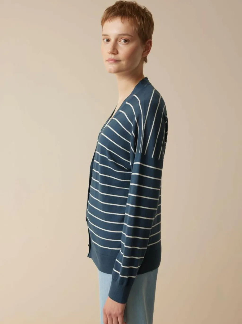 Grüne Erde Essentials|Strickjacken^Strickjacke aus Bio-Baumwolle, , S, GOTS