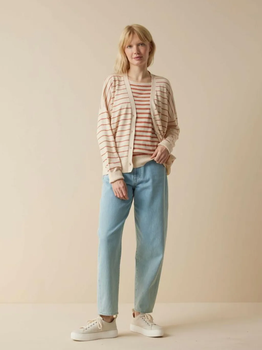 Grüne Erde Essentials|Strickjacken^Strickjacke aus Bio-Baumwolle, , S, GOTS