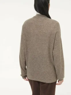 Grüne Erde Strickjacken^Strickjacke aus Yakwolle, 64 hasel melange, S