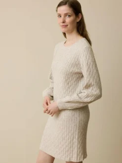 Grüne Erde Kleider & Overalls^Strickkleid aus Bio-Baumwolle und Wolle, , XL, GOTS