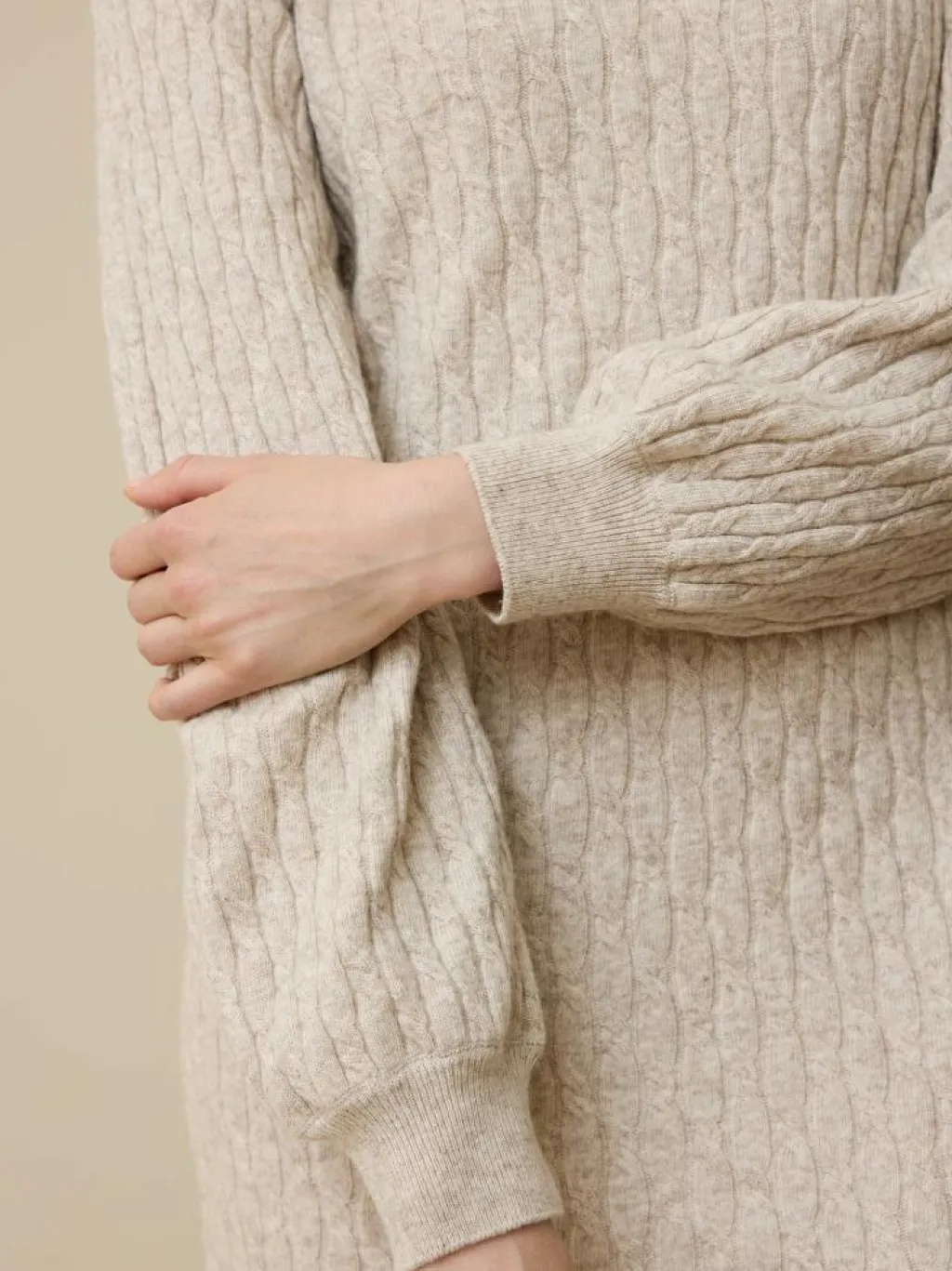 Grüne Erde Kleider & Overalls^Strickkleid aus Bio-Baumwolle und Wolle, , XL, GOTS