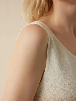 Grüne Erde Kleider & Overalls^Strickkleid aus Bio-Baumwolle und Leinen, 77 strick degradé, S, GOTS