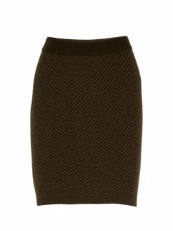 Grüne Erde Hosen, Jeans & Röcke^Strickrock aus Yakwolle, 80 yak fischgrat, S