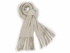 Grüne Erde Accessoires^Strickschal aus Bio-Baumwolle und Wolle, 15 stein melange, one size, GOTS