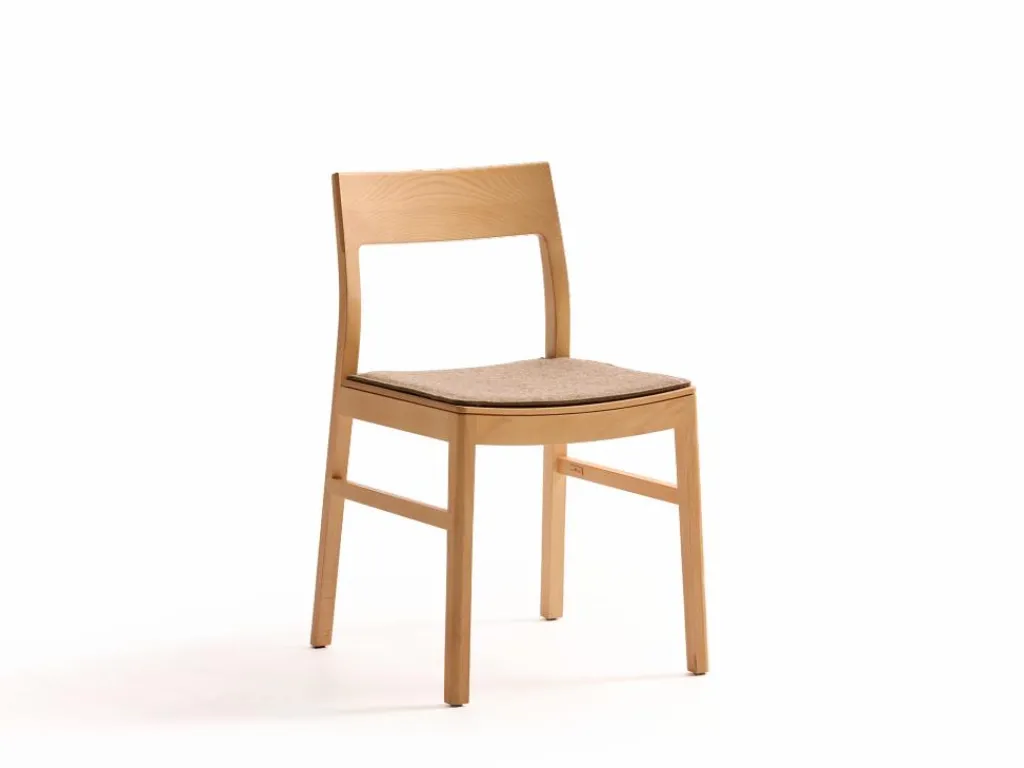 Grüne Erde Stühle & Bänke^Stuhl Karim, mit Holz-Sitzfläche,