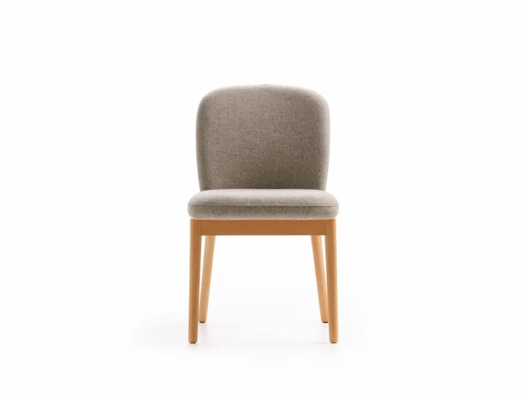 Grüne Erde Stühle & Bänke^Stuhl Kilian, ohne Armlehne, Wollstoff Tano Natur (79),