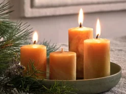 Grüne Erde Kerzen Und Duftkerzen^Stumpenkerze aus Bienenwachs, , Höhe 15 cm, ø 7 cm, 1 Stk.