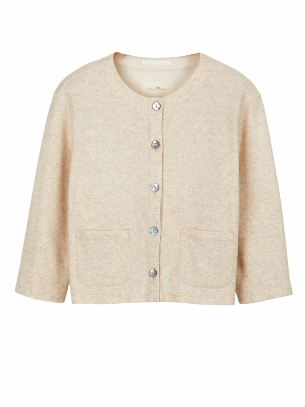 Grüne Erde Jacken & Mäntel^Sweatjacke aus Bio Baumwolle/Hanf, , 46, GOTS