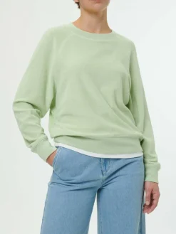 Grüne Erde Shirts|Pullover^Sweatshirt aus Bio Baumwolle, 44 pastellgrün, XS, GOTS