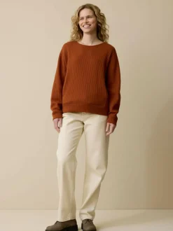 Grüne Erde Shirts^Sweatshirt aus Bio-Baumwolle, 22 kastanie, XL, GOTS