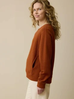 Grüne Erde Shirts^Sweatshirt aus Bio-Baumwolle, 22 kastanie, XL, GOTS