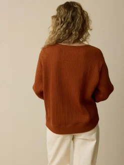 Grüne Erde Shirts^Sweatshirt aus Bio-Baumwolle, 22 kastanie, XL, GOTS