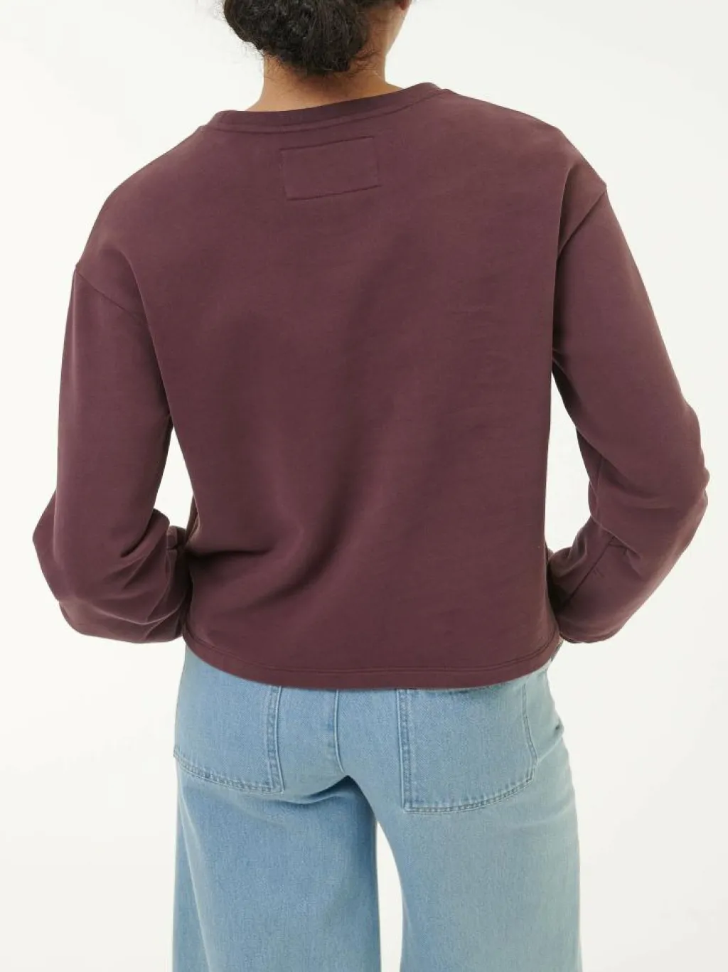 Grüne Erde Essentials|Shirts^Sweatshirt aus Bio-Baumwolle, 03 merlot, 38, GOTS