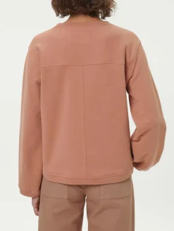 Grüne Erde Shirts^Sweatshirt aus Bio-Baumwolle, 61 sienna, 38, GOTS