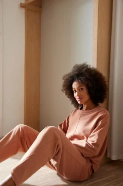 Grüne Erde Shirts^Sweatshirt aus Bio-Baumwolle, 61 sienna, 38, GOTS