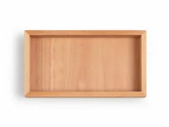 Grüne Erde Küchenaccessoires|Wohndekoration^Tablett aus Buchenholz, 32 x 17 x 4 cm