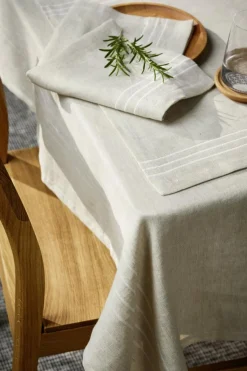 Grüne Erde Küchentextilien|Küchentextilien^Tischdecke EMMA, , 135 x 250 cm, 50 % Baumwolle/50 % Leinen, GOTS