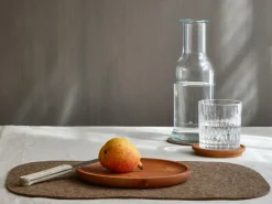 Grüne Erde Küchentextilien|Küchentextilien^Tischset aus Wollfilz, braun, 45 x 33 cm