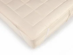 Grüne Erde Auflagen, Unterbetten & Topper^Unterbett Schafschurwolle, 90 x 200 cm, 500 g/m2, GOTS, NATURTEXTIL BEST