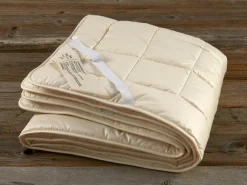 Grüne Erde Auflagen, Unterbetten & Topper^Unterbett Schafschurwolle, 90 x 200 cm, 500 g/m2, GOTS, NATURTEXTIL BEST