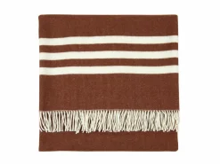 Grüne Erde Wohndecken^Wohndecke Kilian, muskat, 135 x 200 cm, 100 % Schurwolle (Schaf), GOTS, NATURTEXTIL BEST