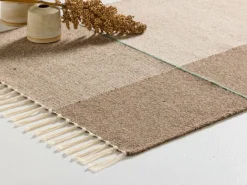 Grüne Erde Teppiche|Teppiche^Wollteppich Kelim Mata, , 70 x 140 cm