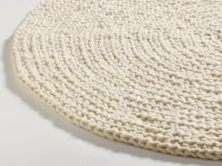 Grüne Erde Teppiche|Teppiche^Wollteppich Maglia, , Ø 140 cm