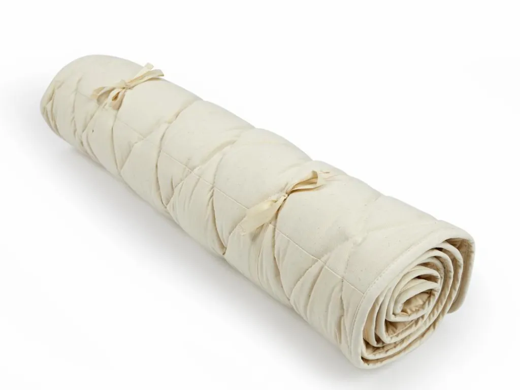 Grüne Erde Yogamatten & Yogazubehör^Yogamatte, natur, 75 x 200 cm, 100 % Baumwolle, Vorder- und Rückseite teilweise beschichtet, GOTS