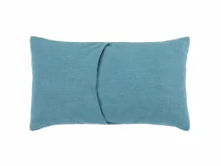 Grüne Erde Zier- & Wärmekissen^Zierkissenbezug ARIANA, meerblau, 30 x 50 cm, 60% Baumwolle/40% Leinen, GOTS