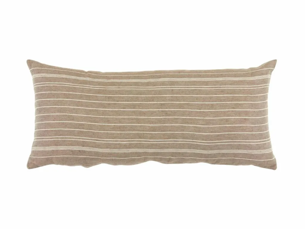 Grüne Erde Zier- & Wärmekissen^Zierkissenbezug DAFNE, , 35 x 80 cm, 50% Baumwolle/50% Leinen, GOTS