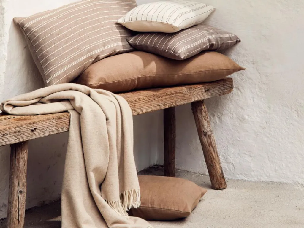 Grüne Erde Zier- & Wärmekissen^Zierkissenbezug DAFNE, , 35 x 80 cm, 50% Baumwolle/50% Leinen, GOTS