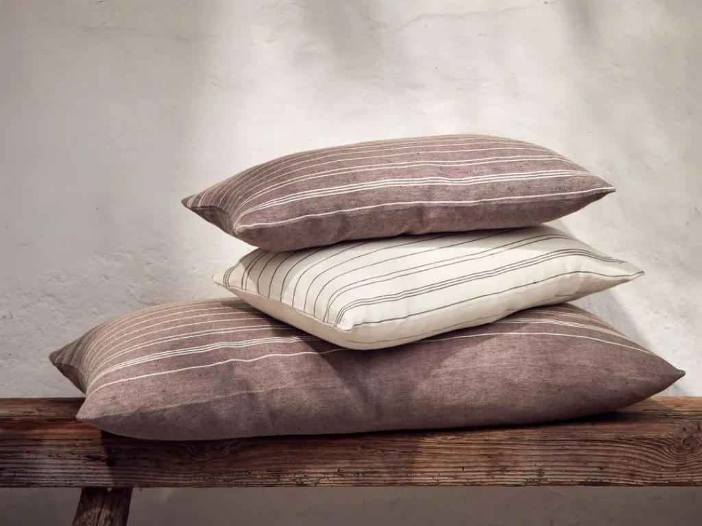 Grüne Erde Zier- & Wärmekissen^Zierkissenbezug DAFNE, , 35 x 80 cm, 50% Baumwolle/50% Leinen, GOTS