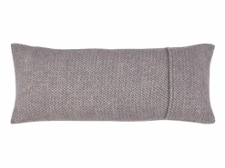 Grüne Erde Zier- & Wärmekissen^Zierkissenbezug Malin, rauch, 35 x 80 cm, 60% Schurwolle (Lamm) eco wool, 40% Alpaka